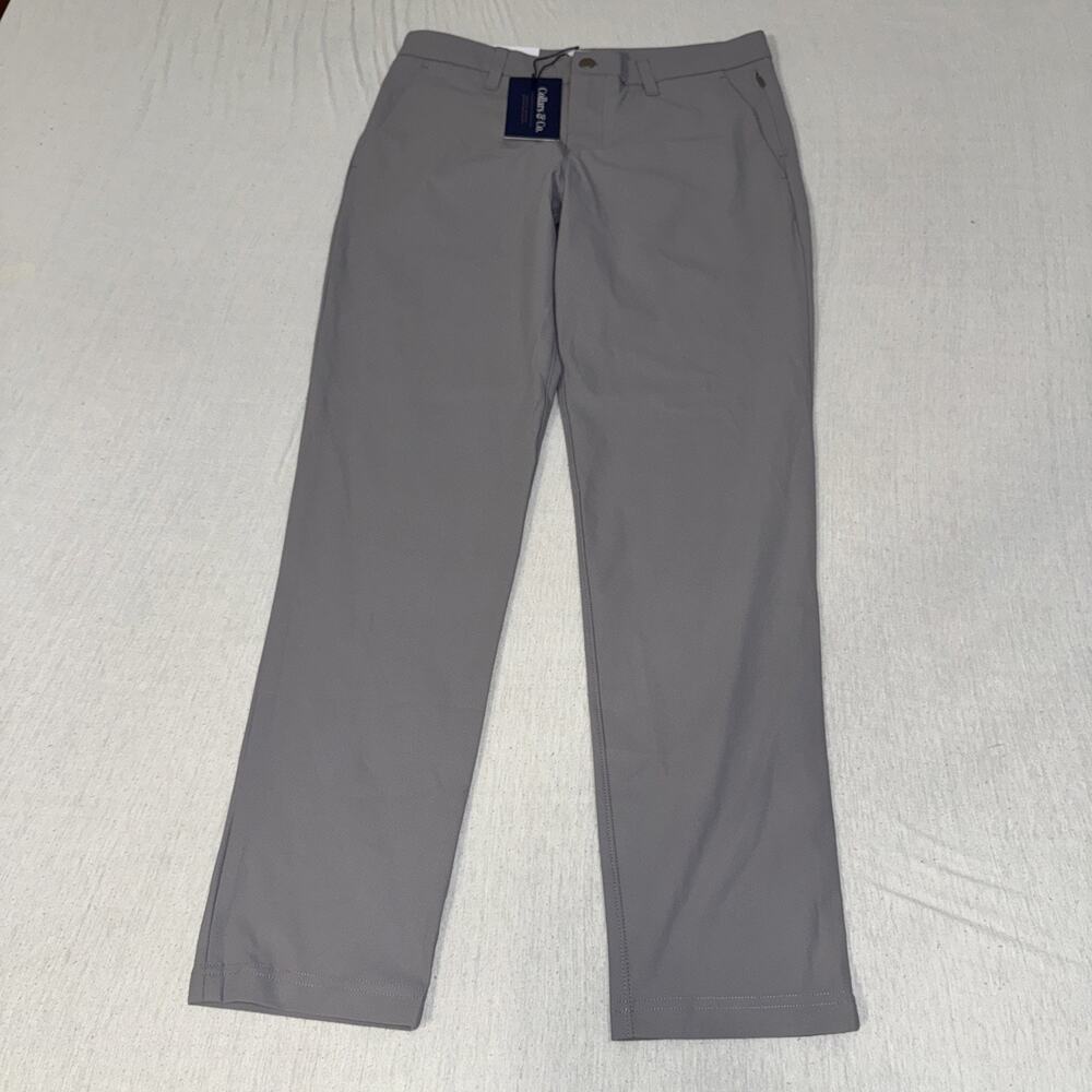 Collars & Co Gray Apex Tech Pant Performance Men's 30x30 New With tags